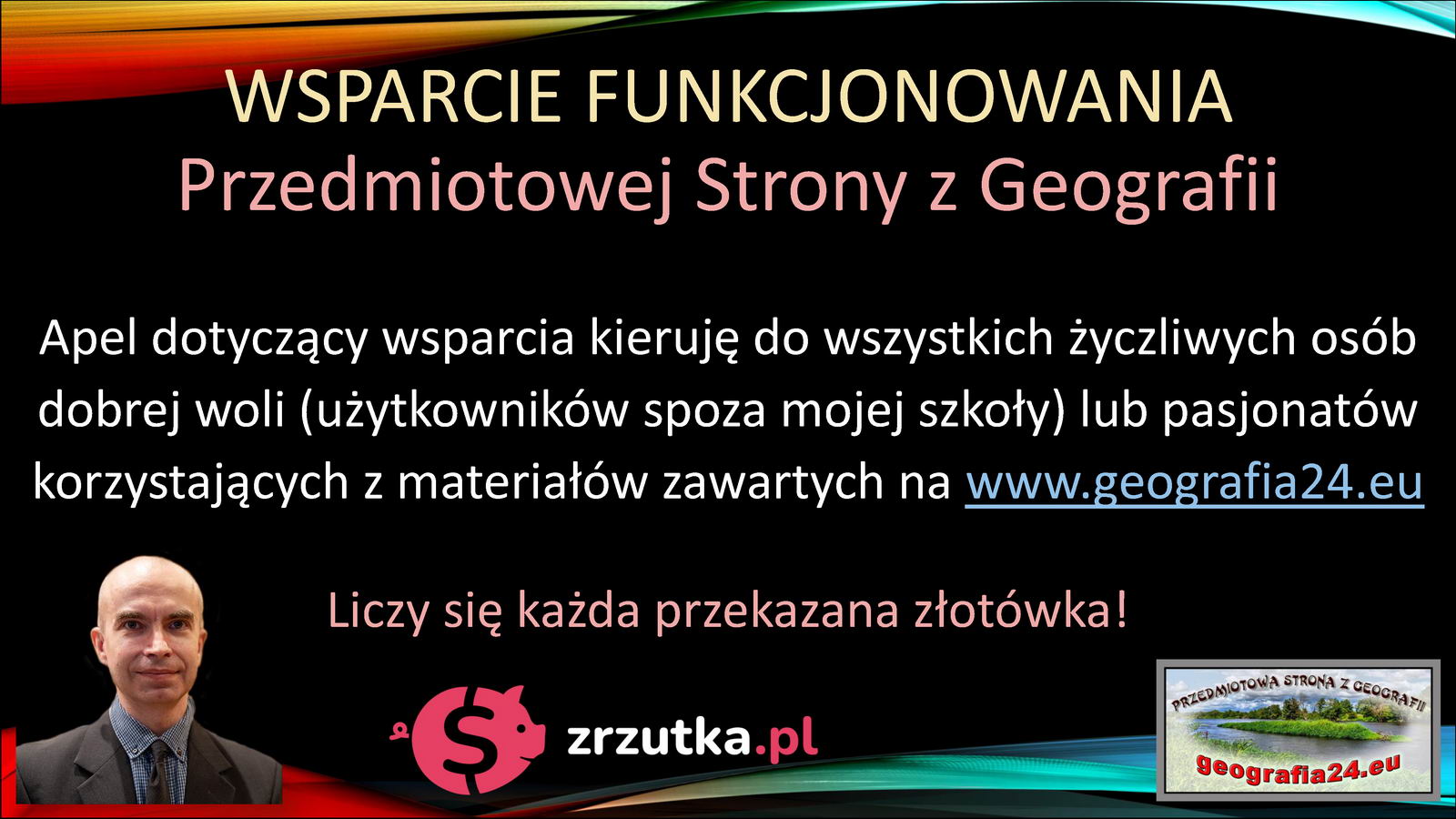 Zrzutka na Przedmiotową Stronę z Geografii